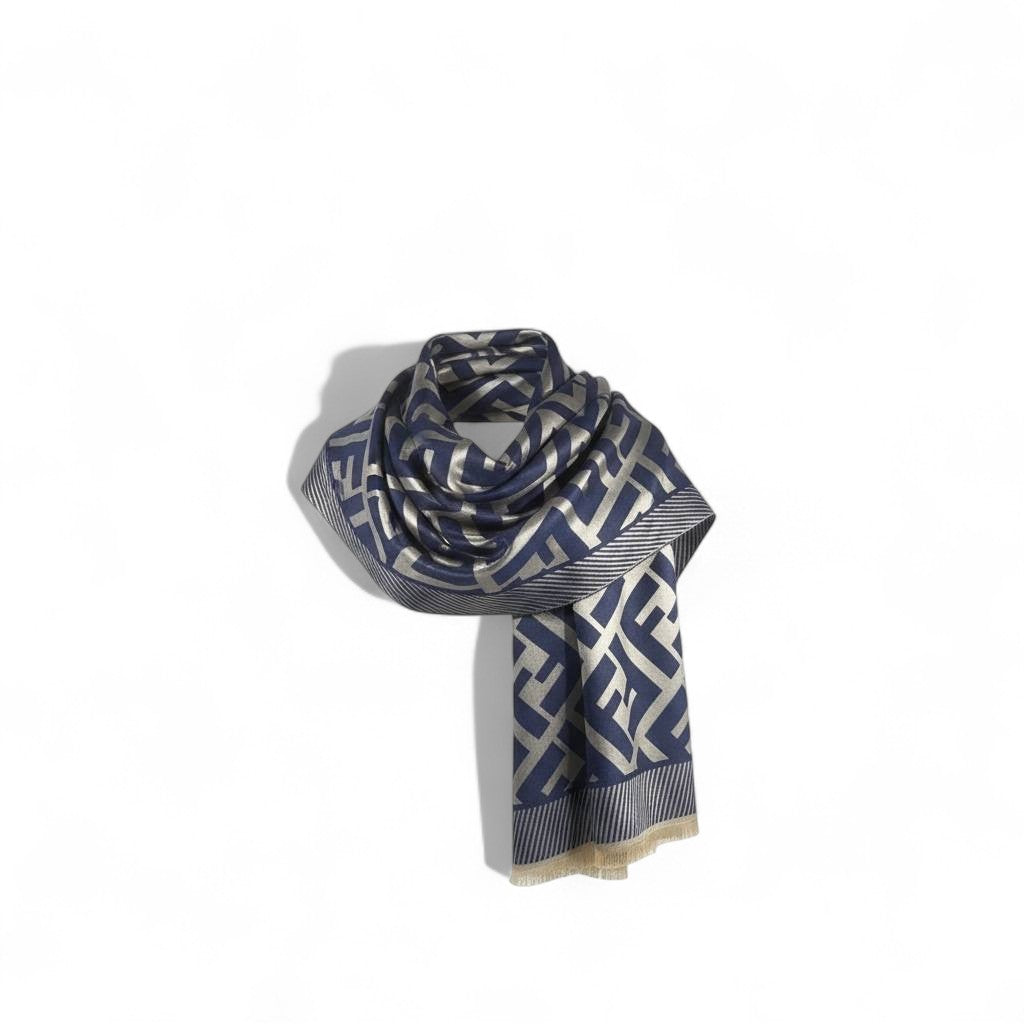 Fendi Double-Face Luxury Scarf 🖤 | Reversible Designer Shawl