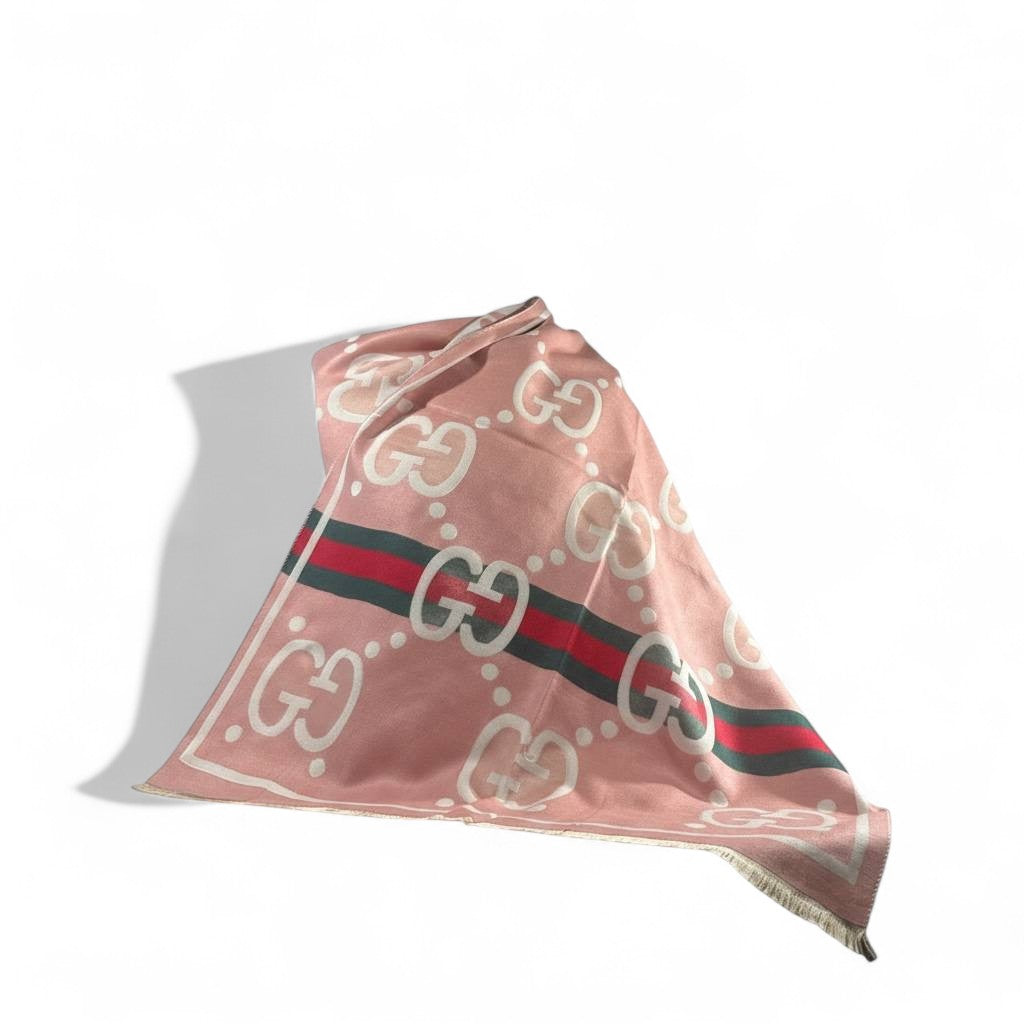 Gucci Double-Face Luxury Scarf 💕 | Reversible GG Monogram Shawl