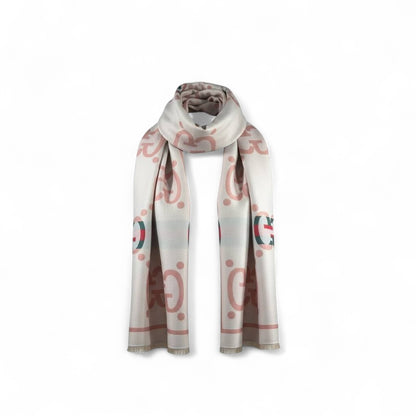 Gucci Double-Face Luxury Scarf 💕 | Reversible GG Monogram Shawl