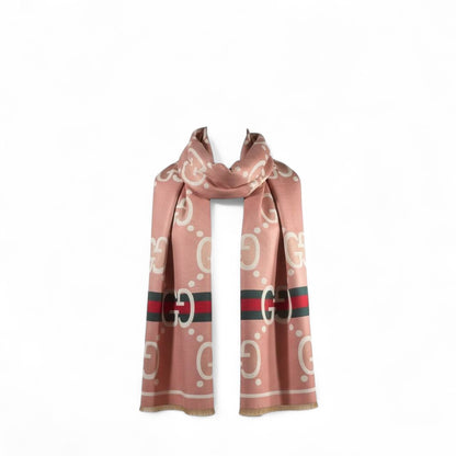 Gucci Double-Face Luxury Scarf 💕 | Reversible GG Monogram Shawl