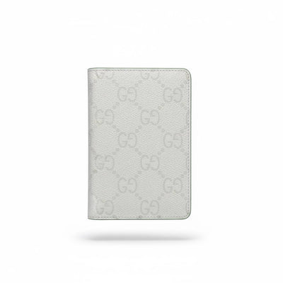 Gucci GG White Monogram Long Wallet – Luxury Signature Design 🤍✨