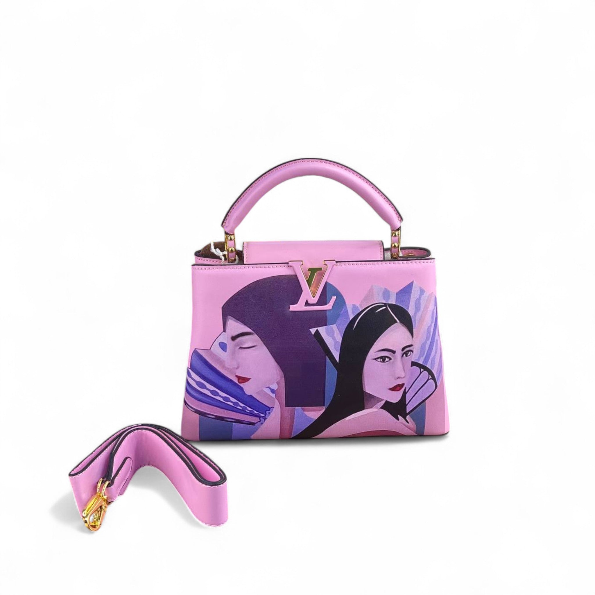 Louis Vuitton Pink Art Edition Bag 🎨💖 – Bold Beauty Meets Iconic Elegance