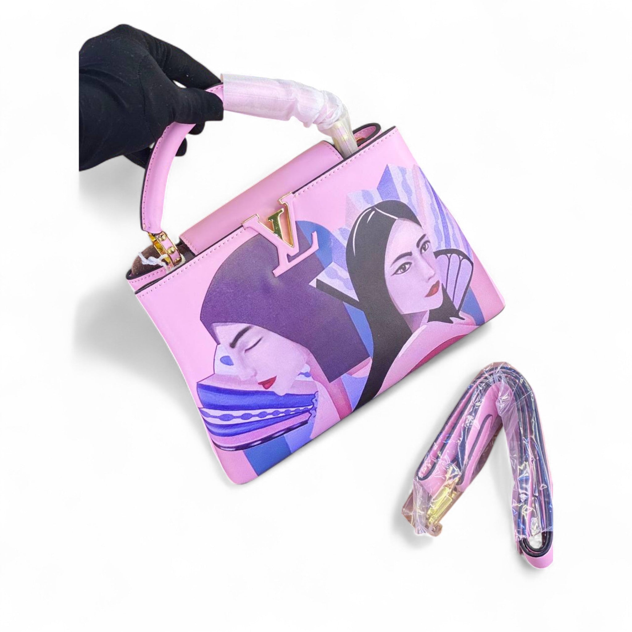Louis Vuitton Pink Art Edition Bag 🎨💖 – Bold Beauty Meets Iconic Elegance