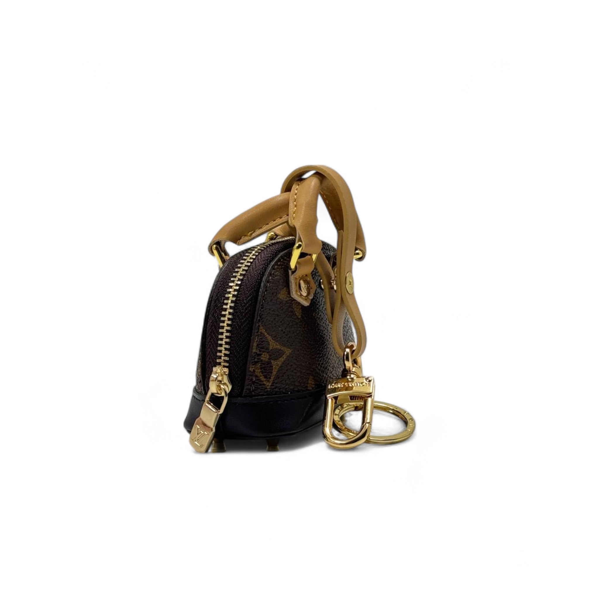Louis Vuitton Mini Alma Bag Keychain 🧸✨ – Monogram Charm Edition