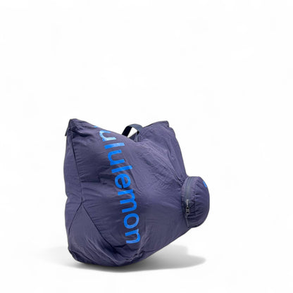 Lululemon Packable Tote Bag – Navy Blue 💼🌀 Foldable from Mini to Maxi