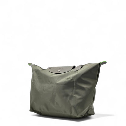 Longchamp Le Pliage Green Nylon Tote Bag 🧳💚