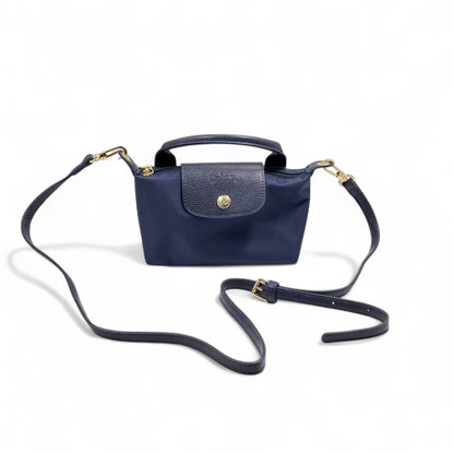 Longchamp Le Pliage Mini Bag – Navy Elegance 💙👜