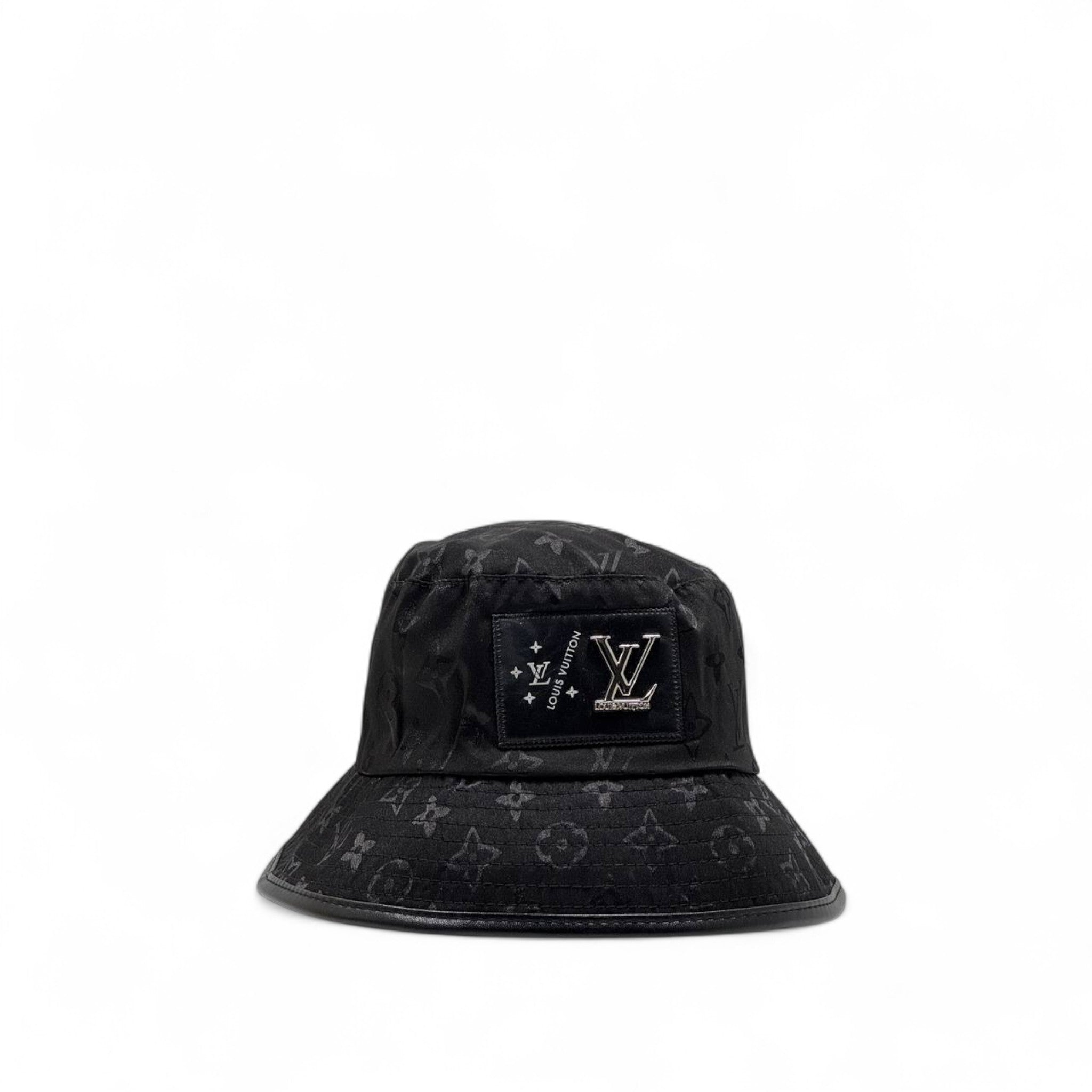 Louis Vuitton Monogram Bucket Hat – Noir Edition 🖤✨