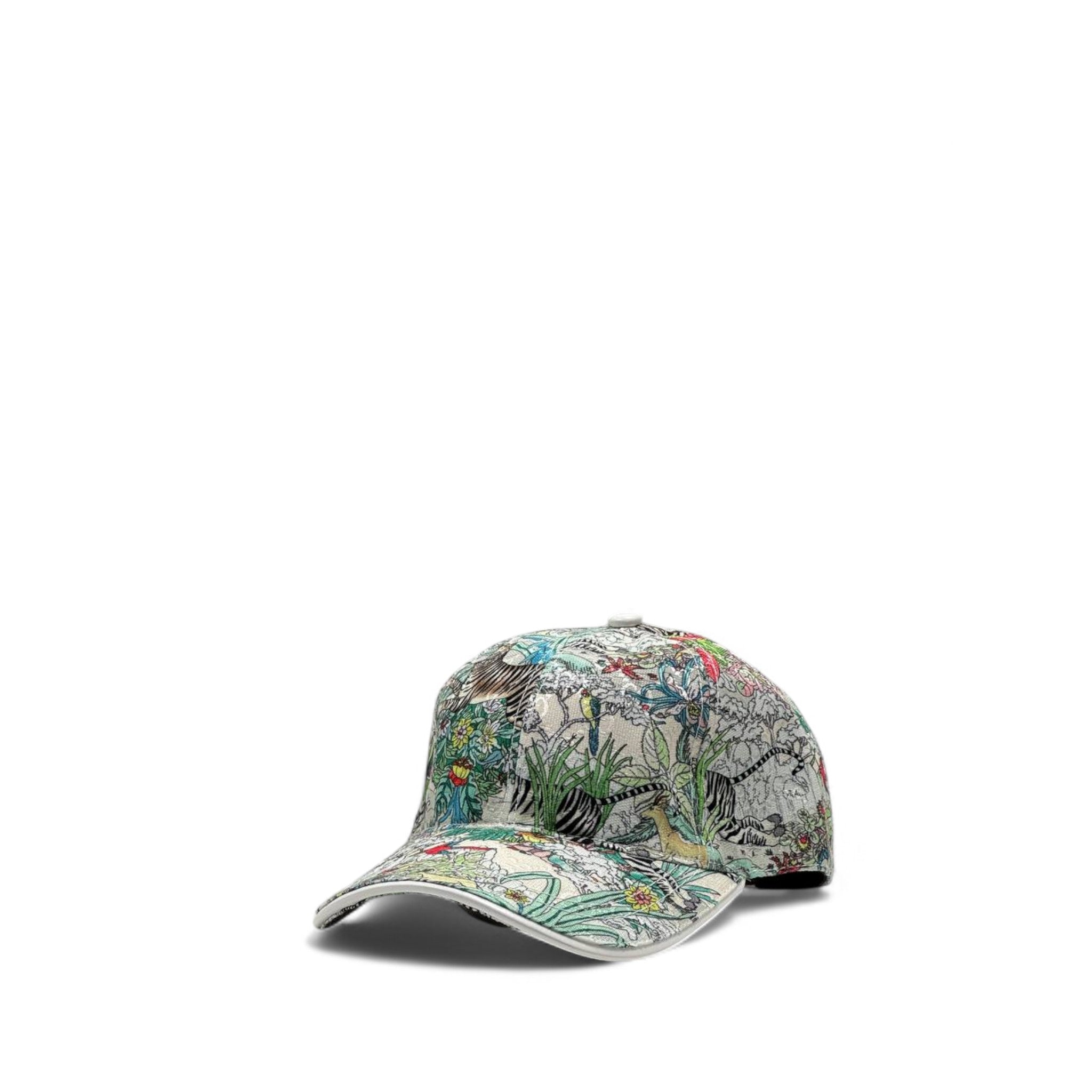 Gucci Jungle Embroidered Cap – Exotic Garden Edition 🦓🌿