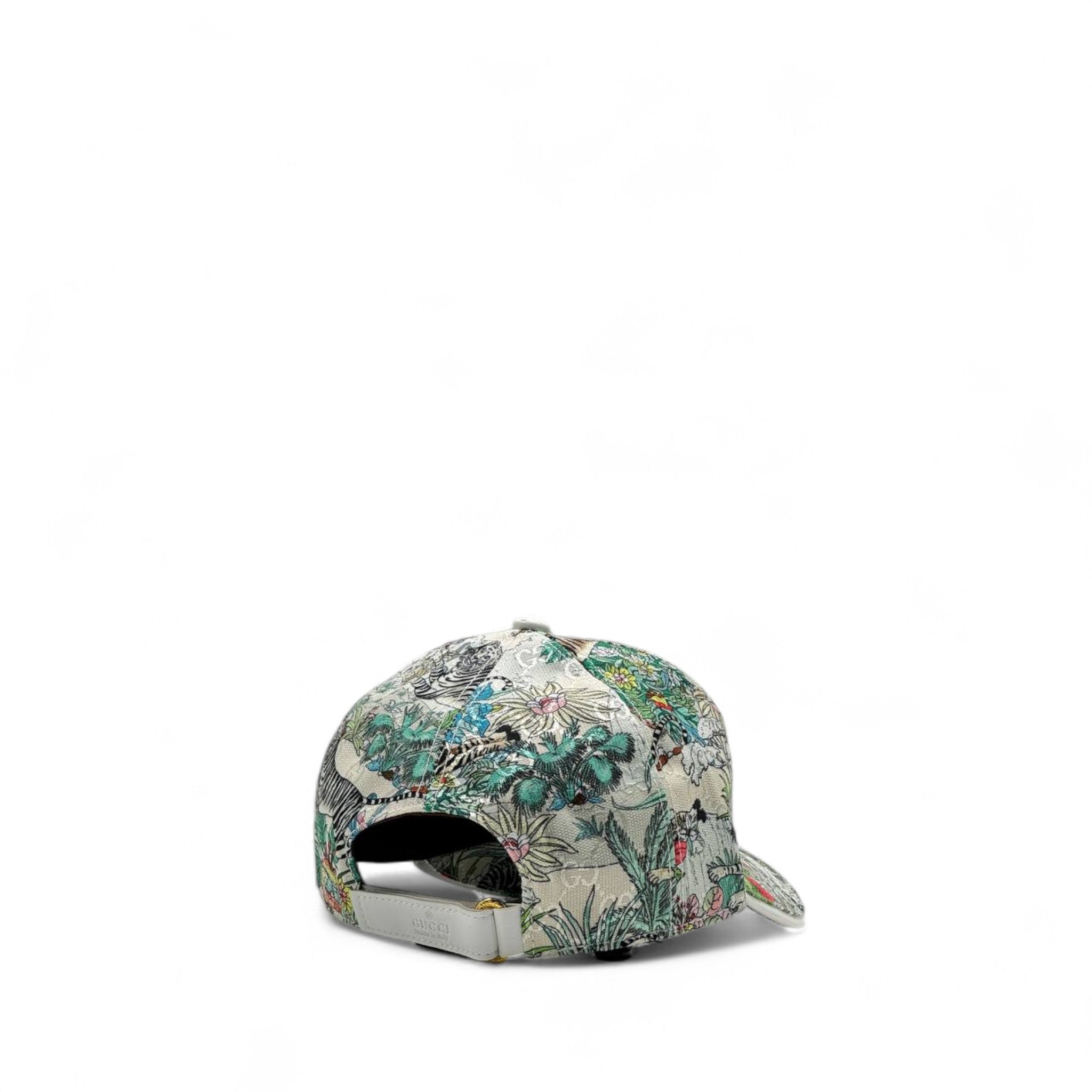 Gucci Jungle Embroidered Cap – Exotic Garden Edition 🦓🌿