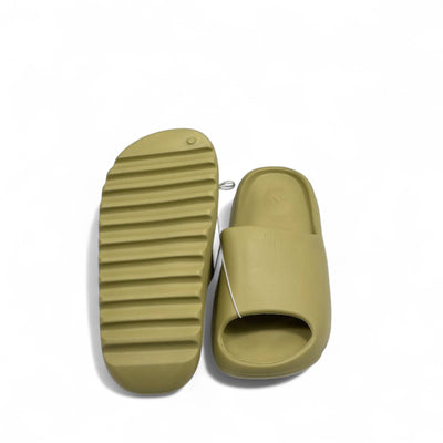 Adidas Yeezy Slides – Resin Green Comfort Edition