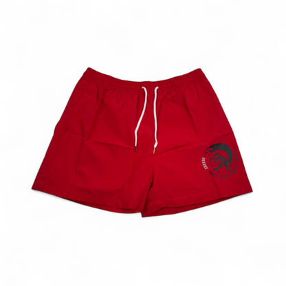Diesel “Only The Brave” Swim Shorts – Bold Red Edition ❤️🔥