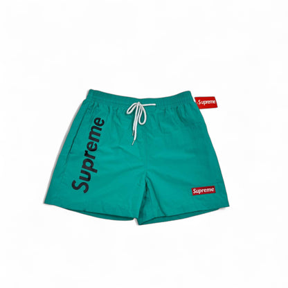 Supreme Swim Shorts – Teal Green Street Splash Edition 💦🟢