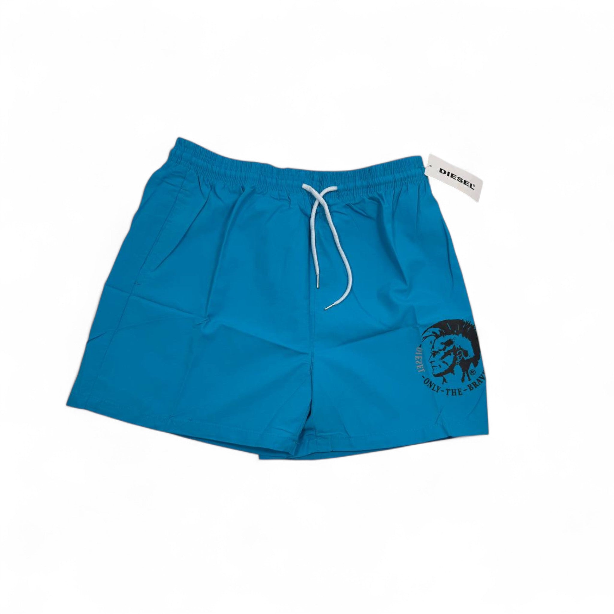 Diesel “Only The Brave” Swim Shorts – Electric Blue Edition 💙⚡