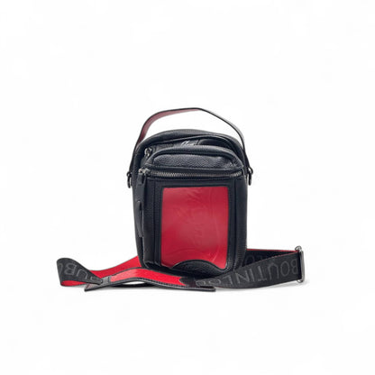 Christian Louboutin Crossbody Bag – Red Sole Signature Edition 🔴🖤
