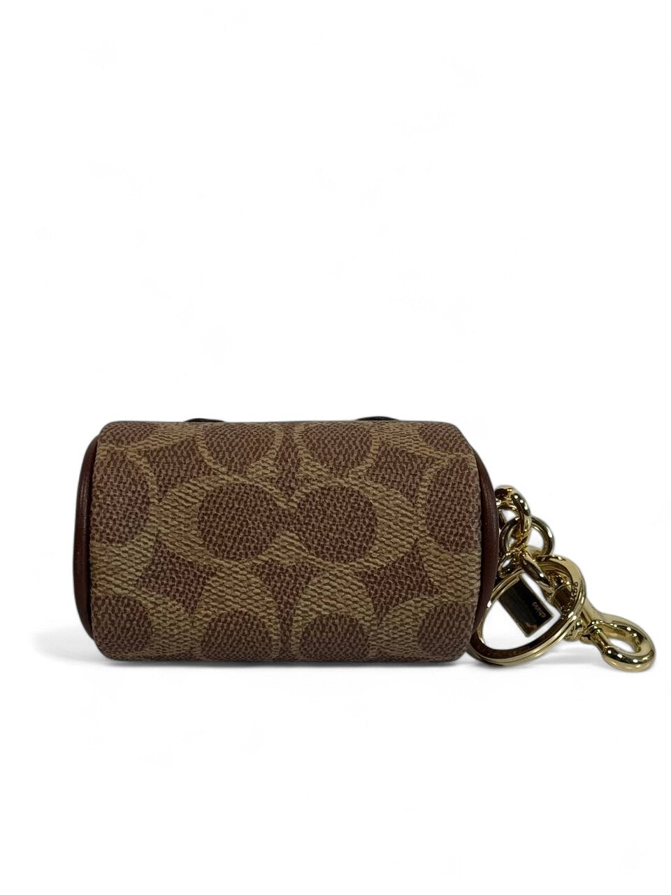 🤎 Coach Mini Signature Brown Bag Charm – Timeless Chic in Mini Form 👜