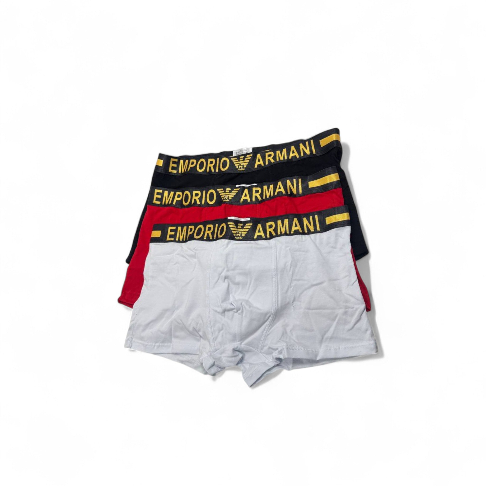 Emporio Armani Boxer Briefs - 3 Pack 🖤❤️🤍 | Premium Cotton Comfort