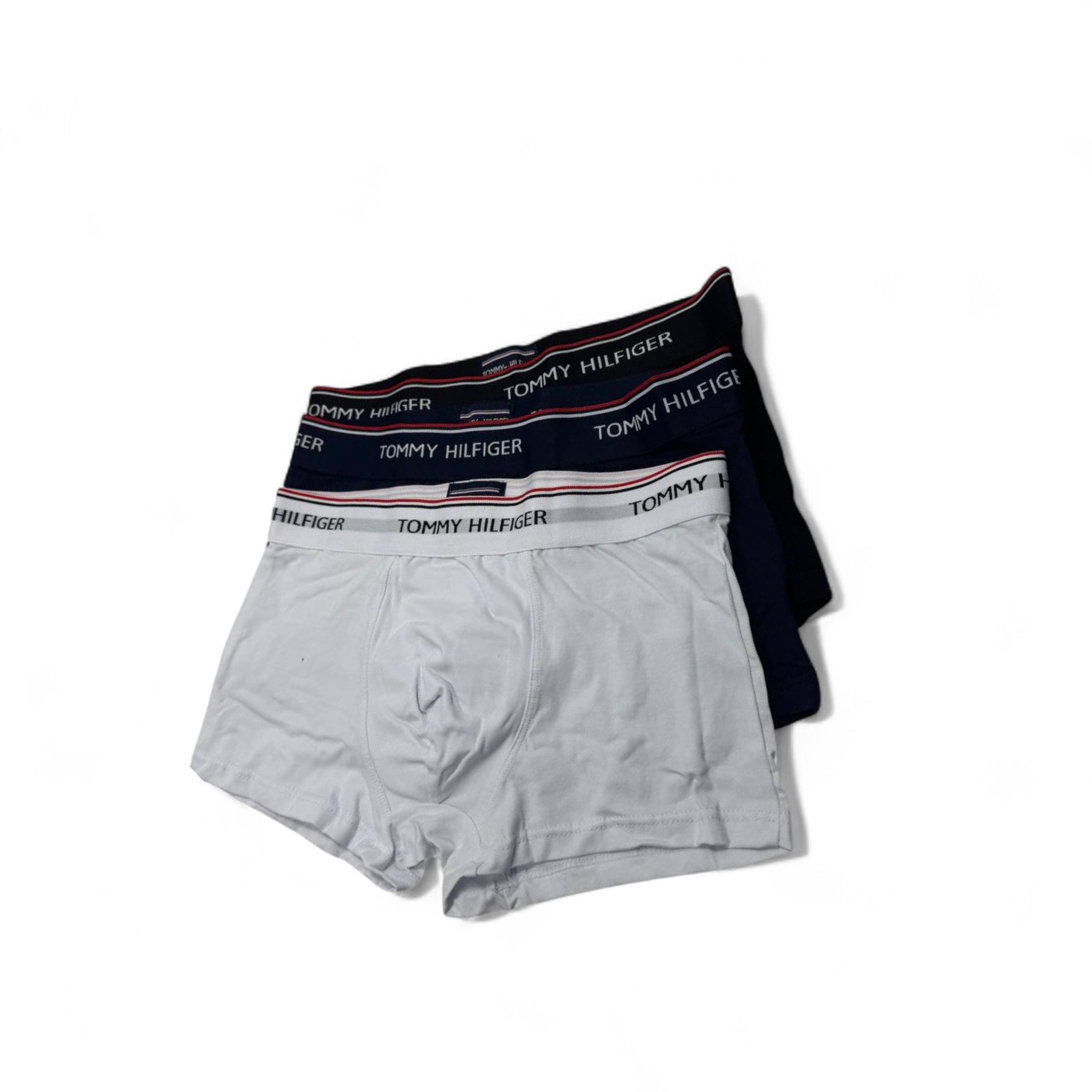Tommy Hilfiger Boxer Briefs - 3 Pack 🤍💙 | Timeless White & Navy Set