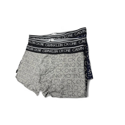 Calvin Klein CK ONE Logo Boxer Briefs - 3 Pack 🖤🩶 | All-Over Print Edition