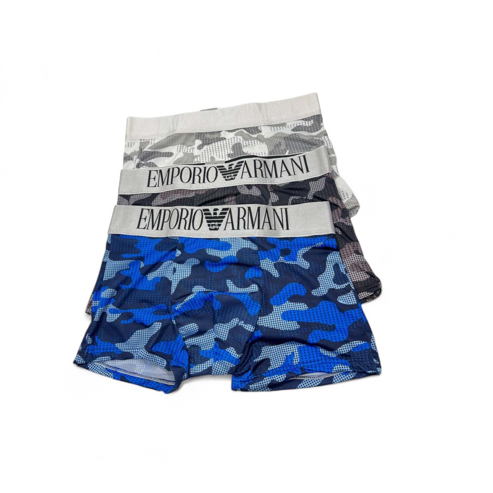 Emporio Armani Camo Boxer Briefs - 3 Pack 💥 | Bold Style Meets Premium Comfort