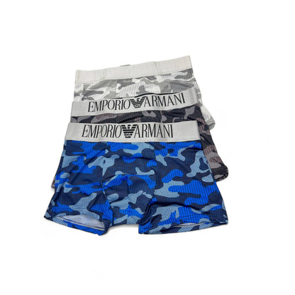 Emporio Armani Camo Boxer Briefs - 3 Pack 💥 | Bold Style Meets Premium Comfort