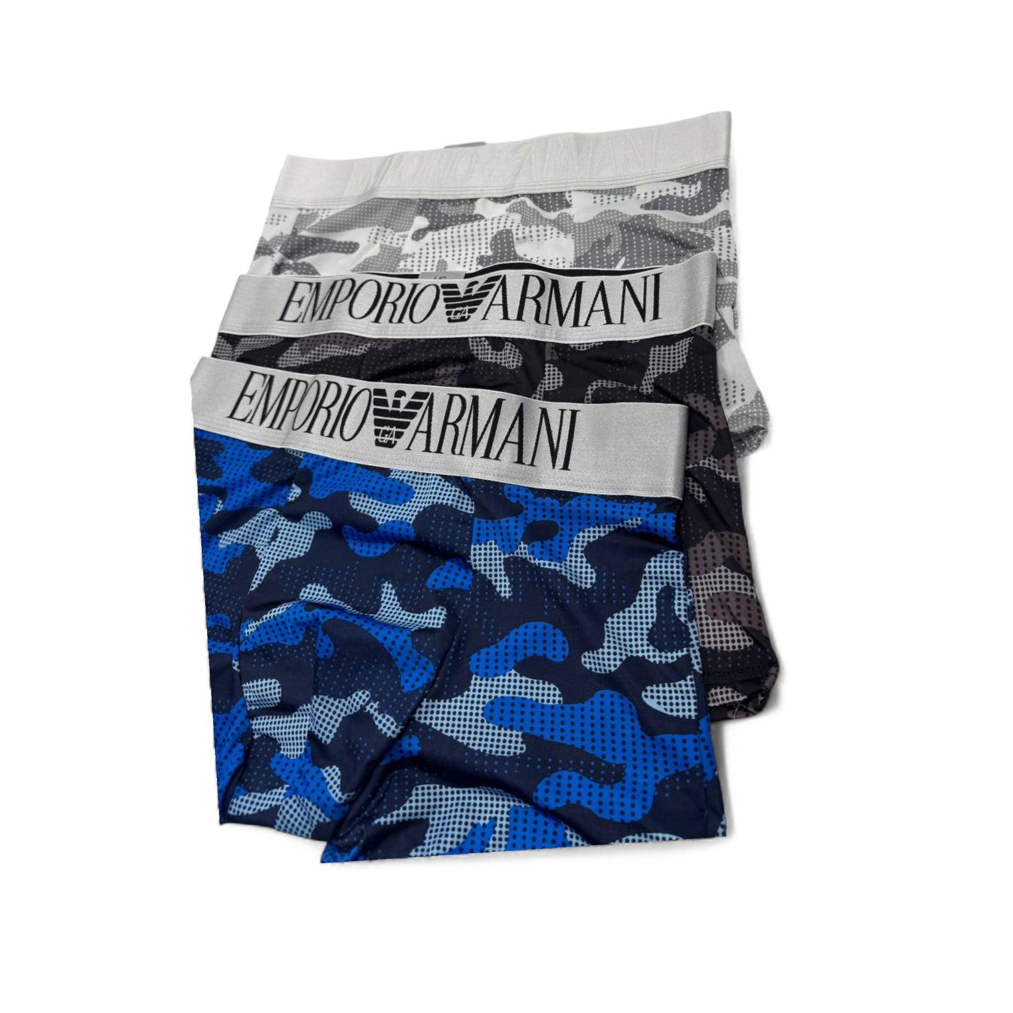 Emporio Armani Camo Boxer Briefs - 3 Pack 💥 | Bold Style Meets Premium Comfort