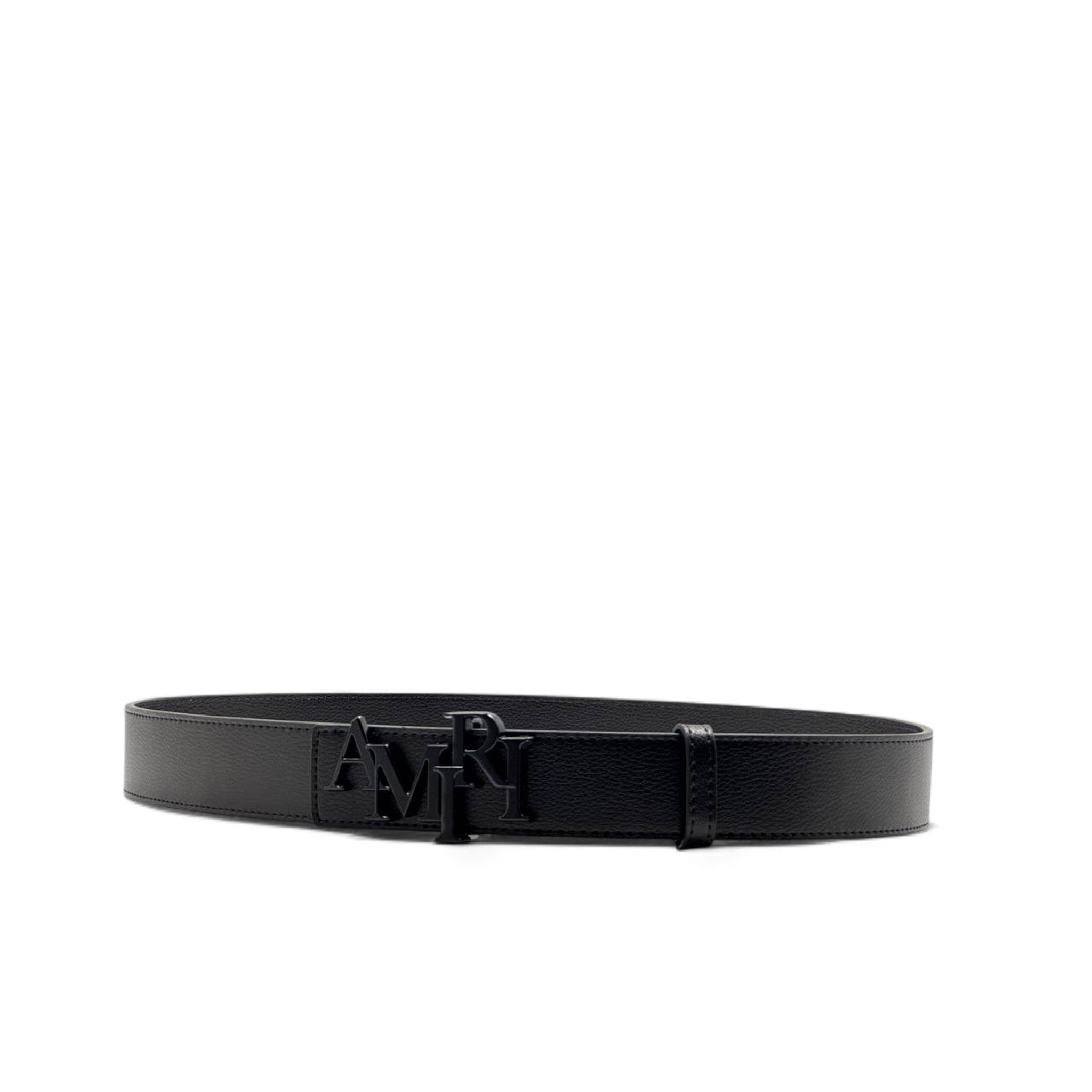 AMIRI Blackout Logo Belt – 120CM | Bold & Minimal Luxury 🖤