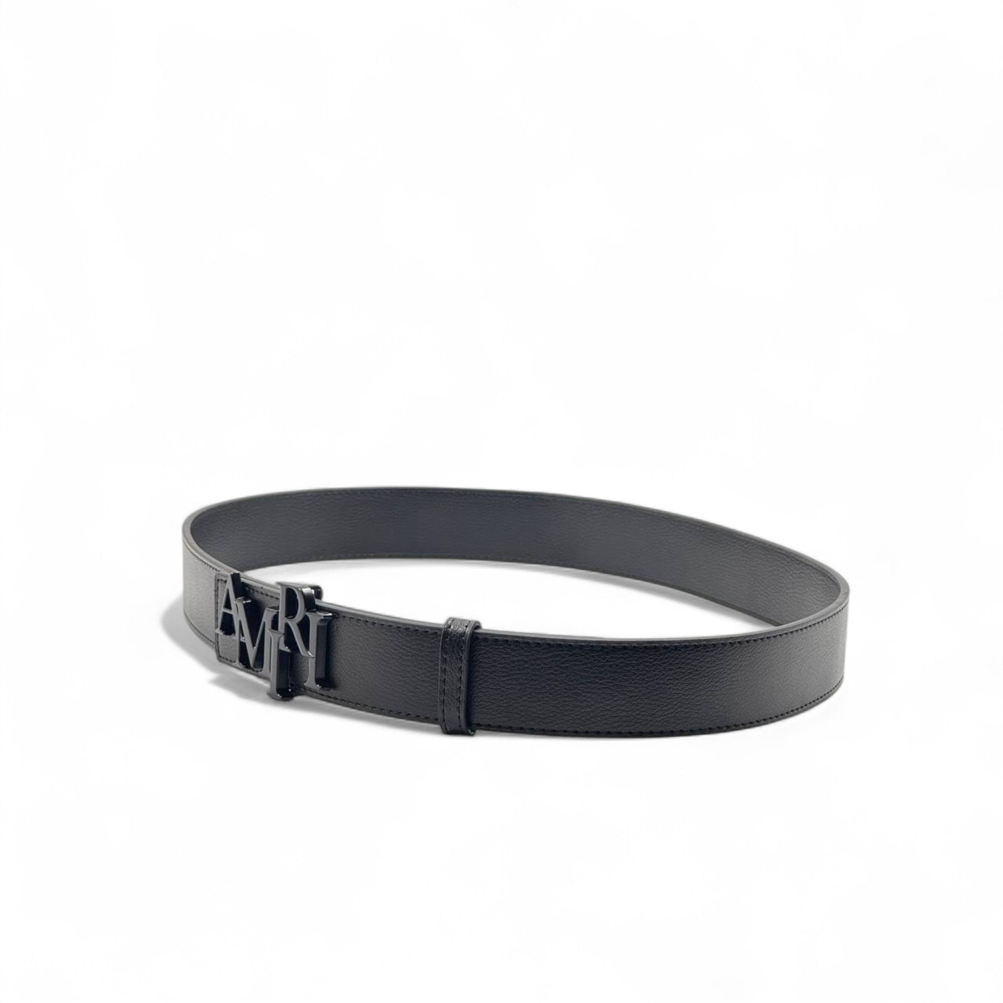 AMIRI Blackout Logo Belt – 120CM | Bold & Minimal Luxury 🖤
