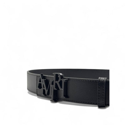 AMIRI Blackout Logo Belt – 110 cm | Bold & Minimal Luxury 🖤