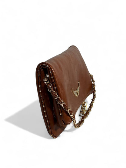 🤎 ZADIG & VOLTAIRE Cognac Luxe Leather Chain Bag 🤎