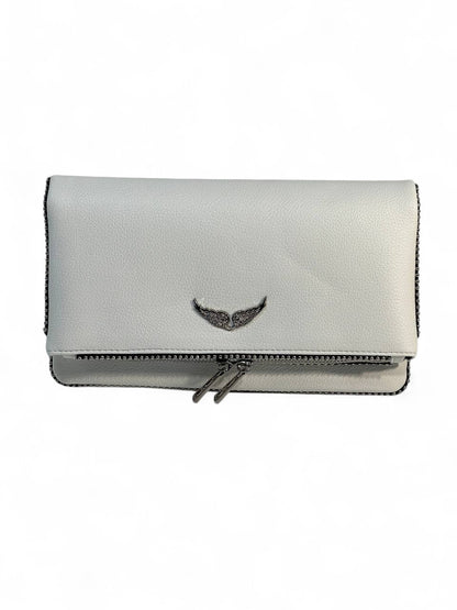 🤍 ZADIG & VOLTAIRE White Rock Crystal Wing Bag 🤍