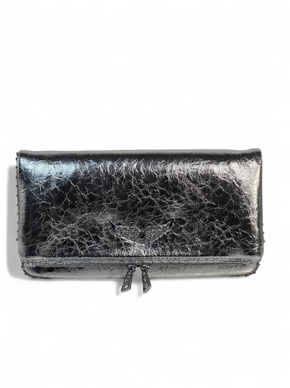 ⚫ ZADIG & VOLTAIRE Metallic Silver Rock Bag ⚫