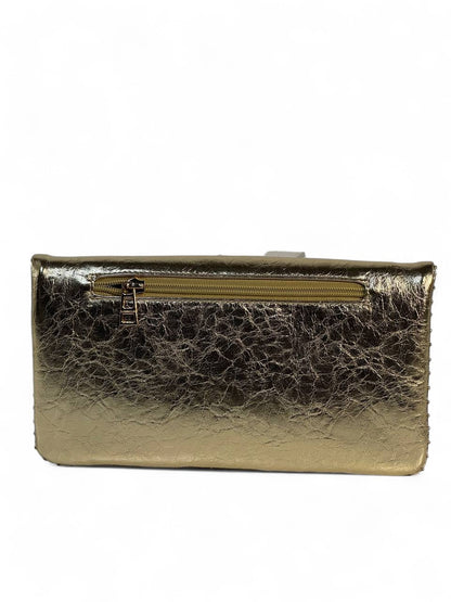 💛 ZADIG & VOLTAIRE Gold Crackle Rock Bag 💛