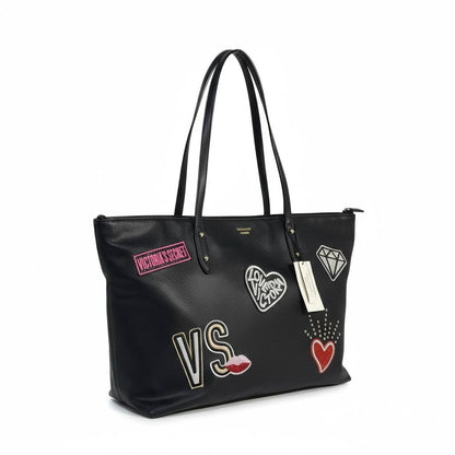 🖤 Victoria’s Secret “Love Wins” Patch Tote Bag 🖤