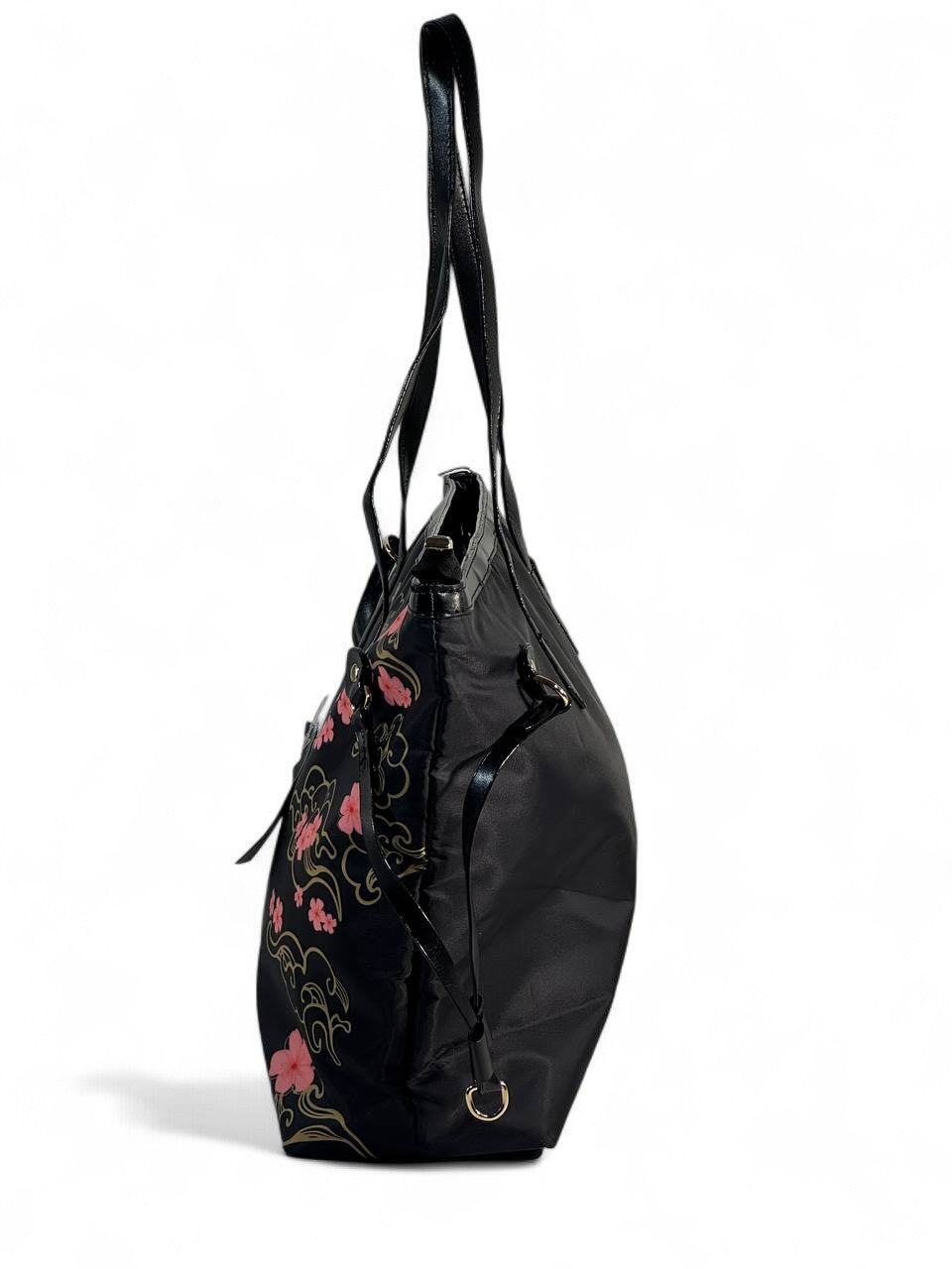 🖤 Victoria’s Secret Black Floral Luxe Tote 🖤