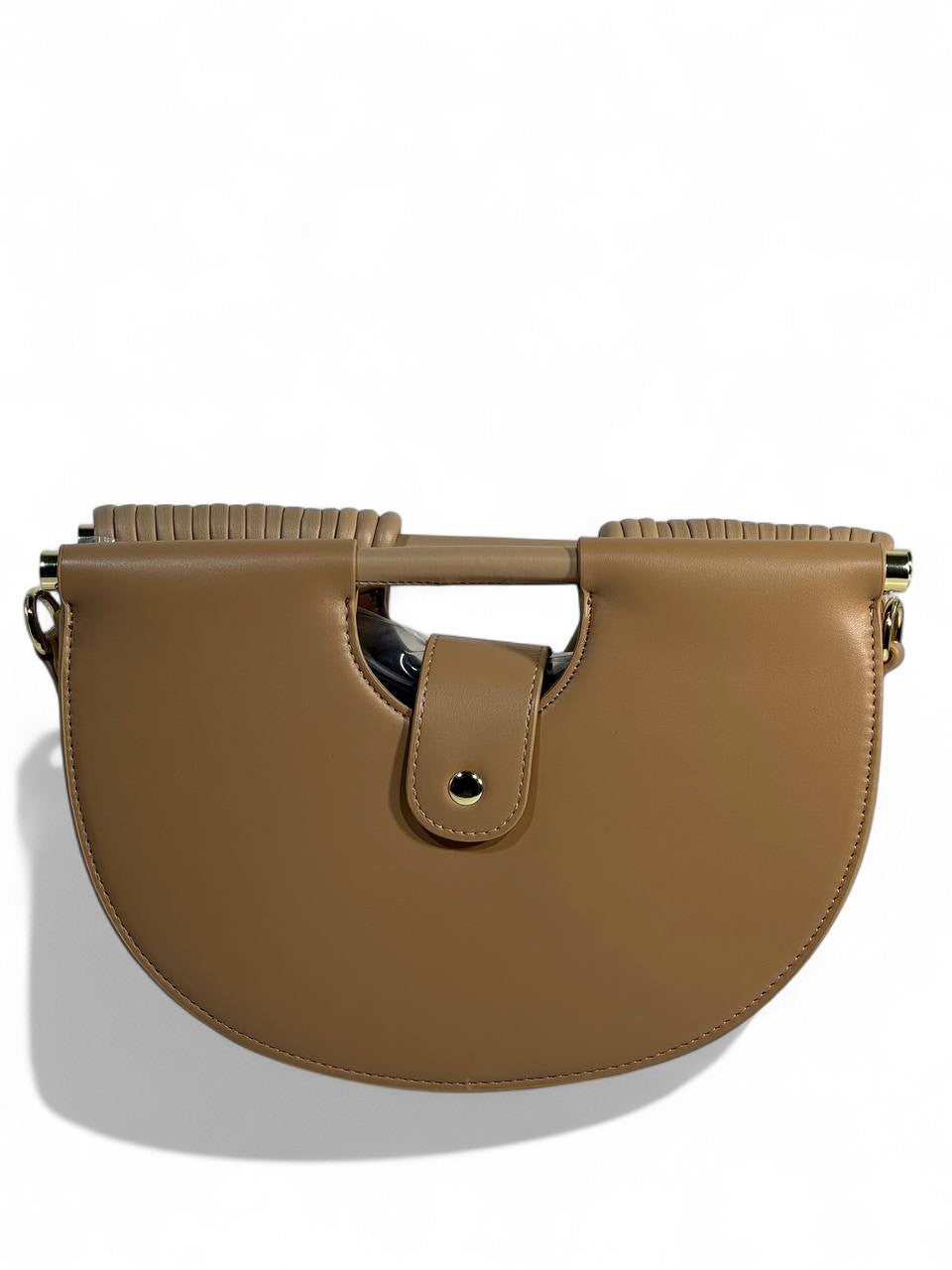 🤎 BOTTEGA VENETA-INSPIRED Semi-Moon Sculpted Bag — Nude Edition 🤎