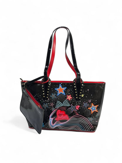 🌈 Christian Louboutin-Inspired “Starburst” Patent Tote 🌈