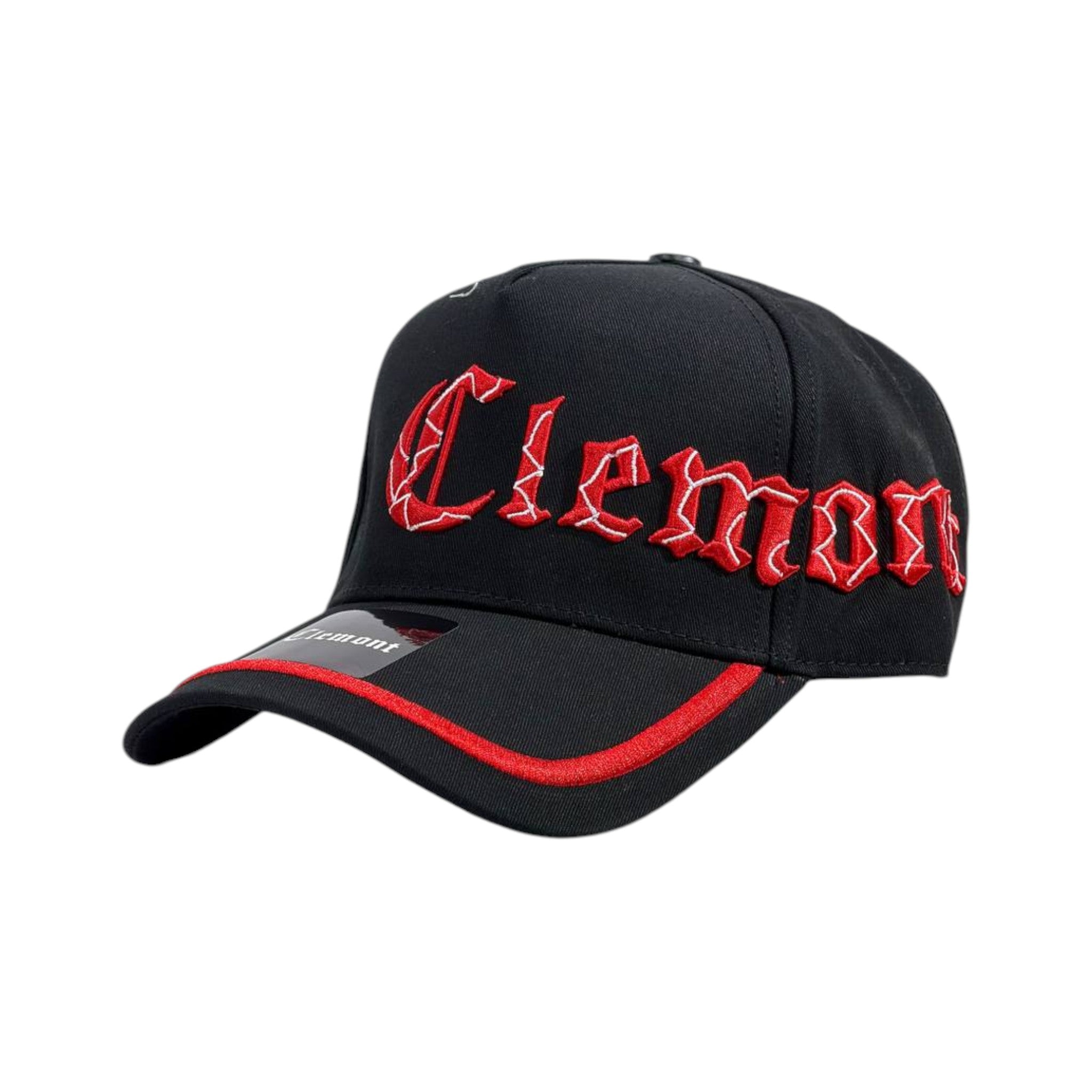 🧢 Clement Black & Red Cap | Bold Streetwear Statement 🔥