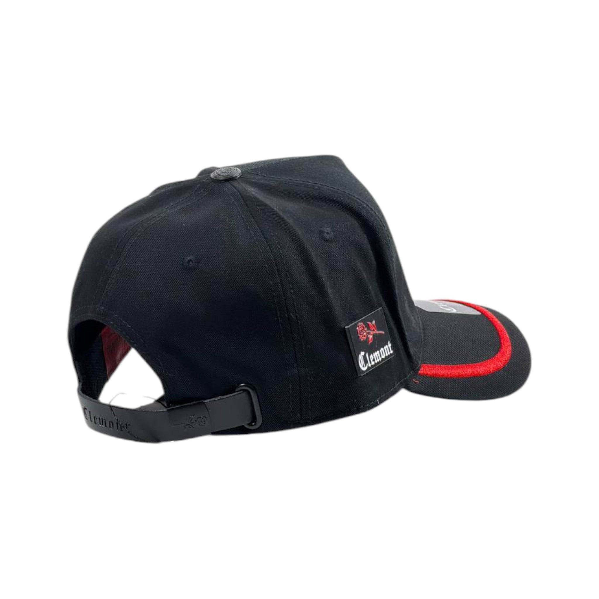 🧢 Clement Black & Red Cap | Bold Streetwear Statement 🔥