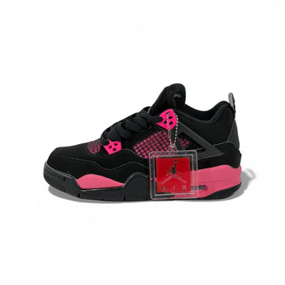 Jordan-Style Black & Pink Women’s Sneakers – Sporty Street Fashion 👟💗