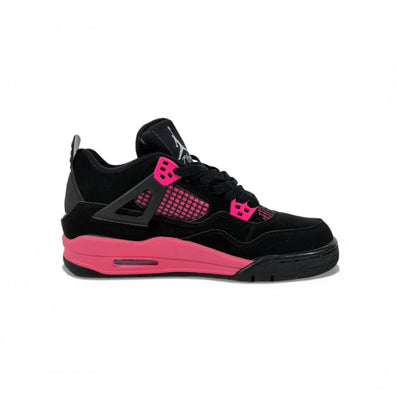 Jordan-Style Black & Pink Women’s Sneakers – Sporty Street Fashion 👟💗