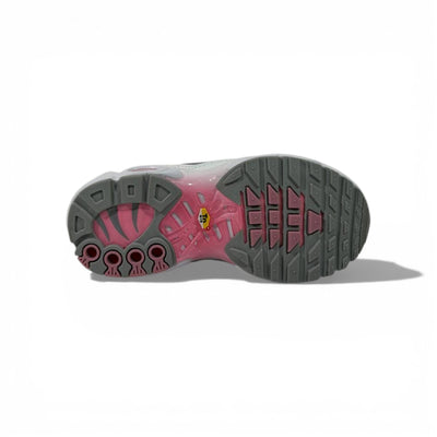 Nike Kids Air Cushion Sneakers – Pink & Grey Sport Shoes 👟💗