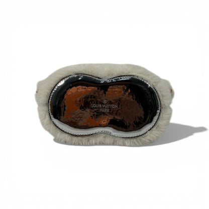 🧸 Louis Vuitton Teddy Backpack – Denim & Fur Winter Edition ✨