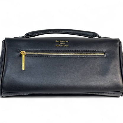 Balenciaga Black Leather Handbag 🖤 | Timeless Parisian Chic & Italian Craftsmanship