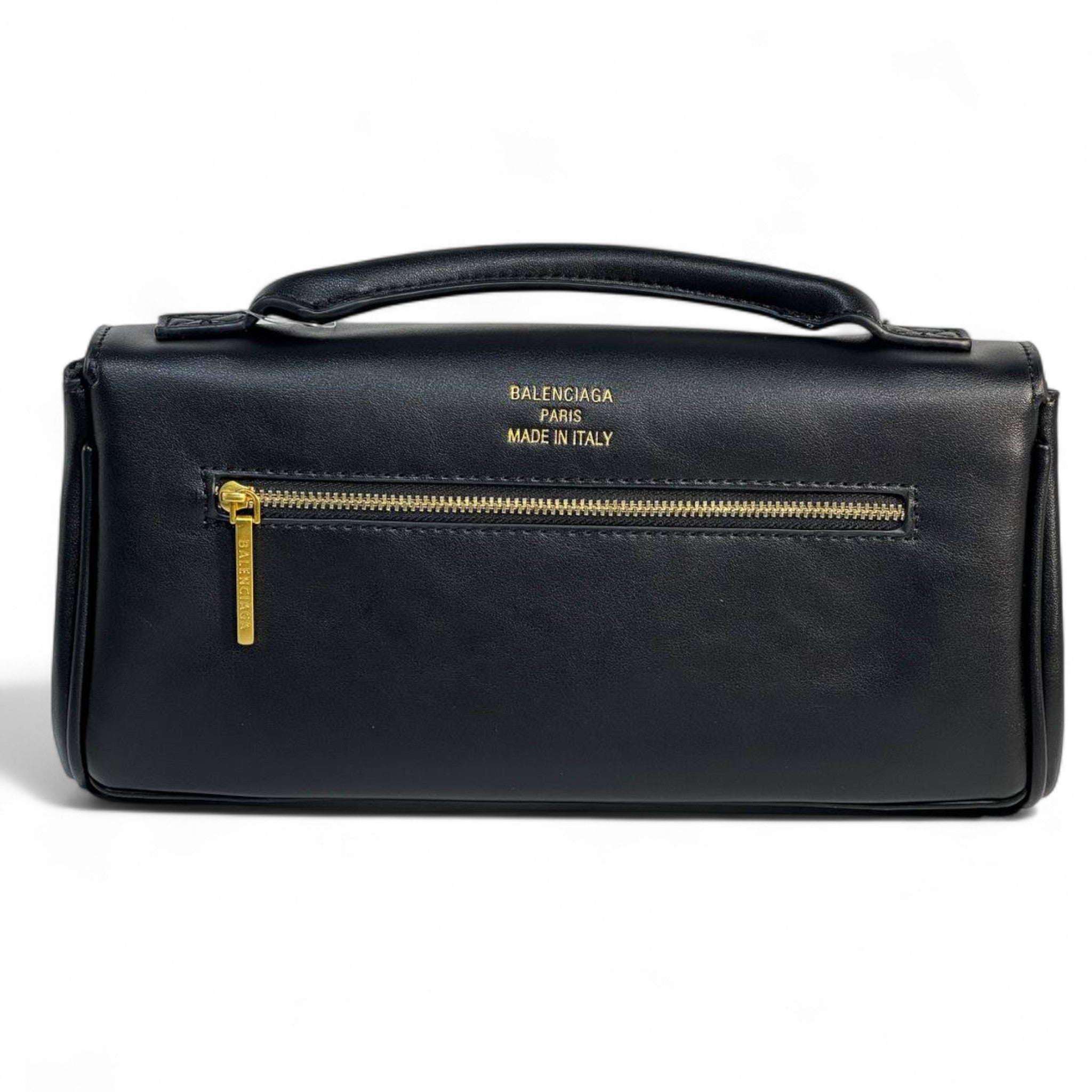 Balenciaga Black Leather Handbag 🖤 | Timeless Parisian Chic & Italian Craftsmanship