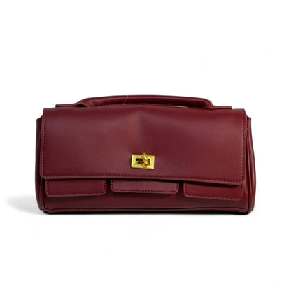 Balenciaga Burgundy Leather Handbag ❤️ | Parisian Elegance & Italian Craftsmanship