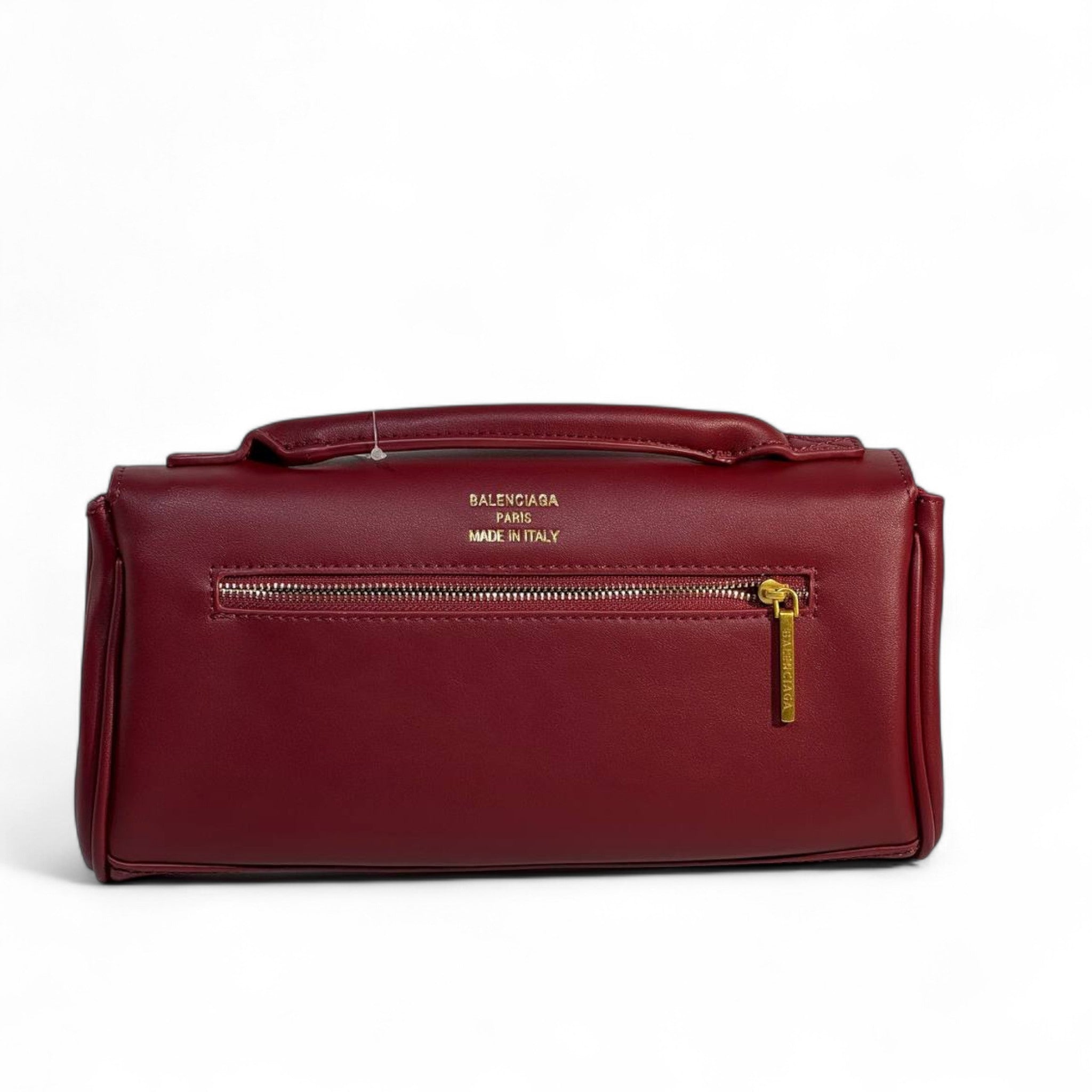 Balenciaga Burgundy Leather Handbag ❤️ | Parisian Elegance & Italian Craftsmanship