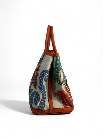 🧡 Hermès-Inspired Canvas Tote — Orange Pop Edition 🧡