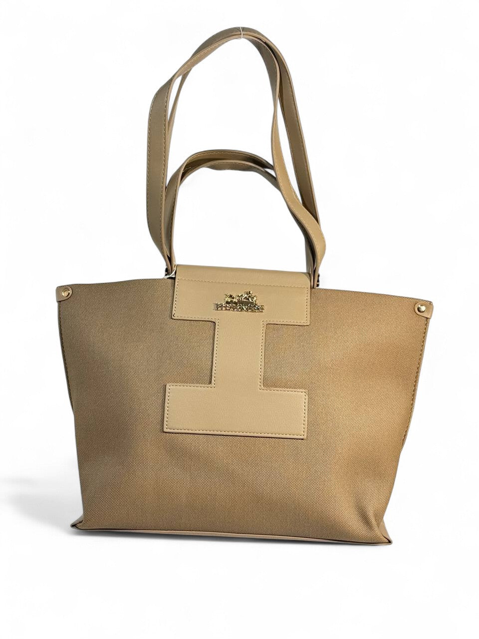 🤎 Hermès-Inspired Tote Set — Beige Classique Edition 🤎