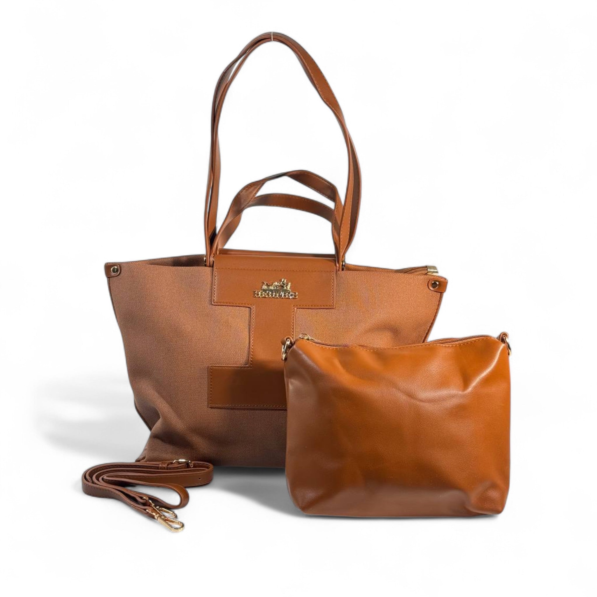 🟤 Hermès-Inspired Tote Set — Classic Tan Edition 🟤